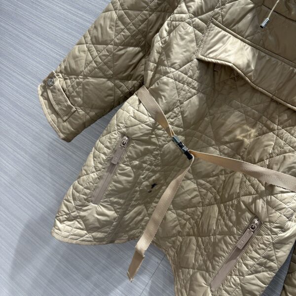 Dior Wide Range Hooded Arygle Jacket Beige For Women