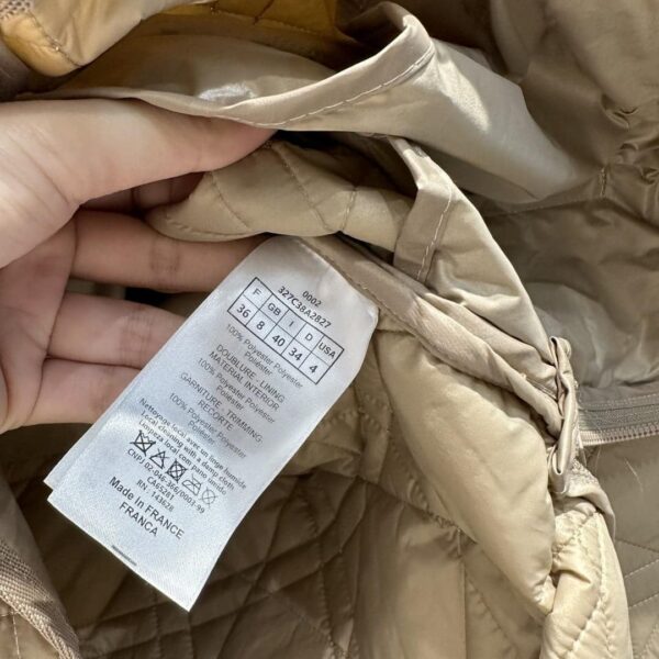 Dior Wide Range Hooded Arygle Jacket Beige For Women