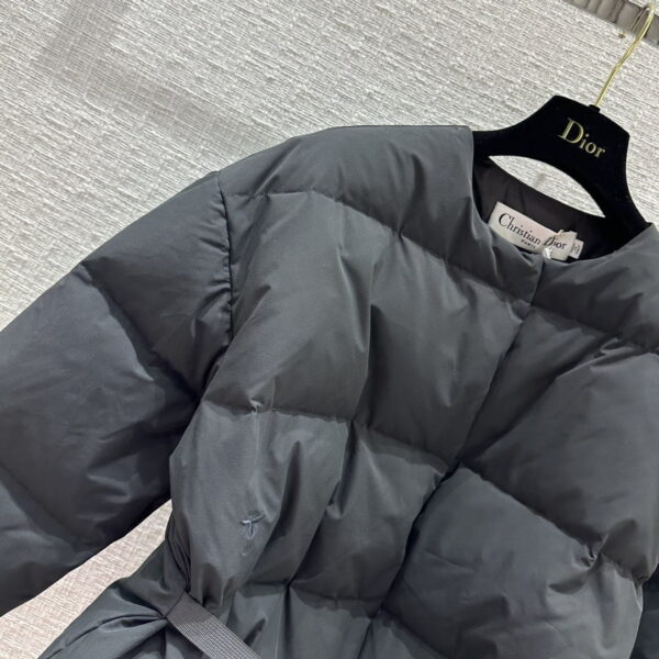 Dior Winter Cropped Puffer Jacket Black For Women