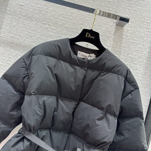Dior Winter Cropped Puffer Jacket Black For Women