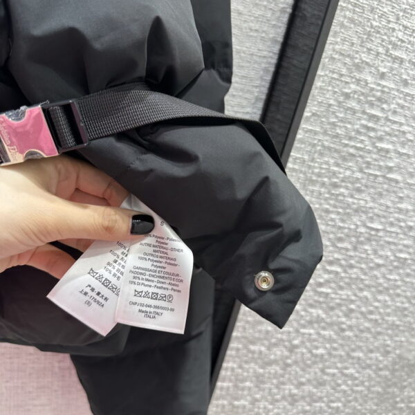 Dior Winter Cropped Puffer Jacket Black For Women