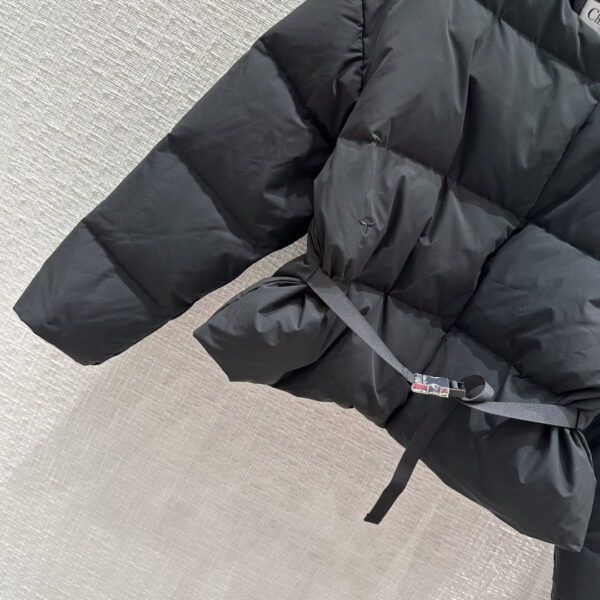 Dior Winter Cropped Puffer Jacket Black For Women