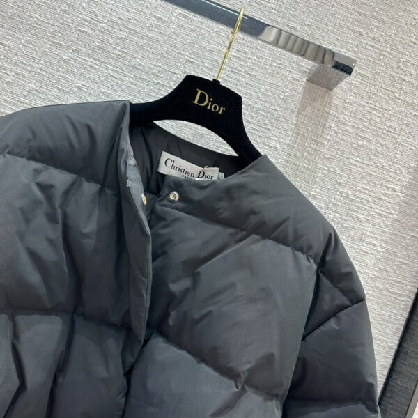 Dior Winter Cropped Puffer Jacket Black For Women