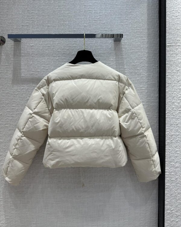 Dior Winter Cropped Puffer Jacket White For Women