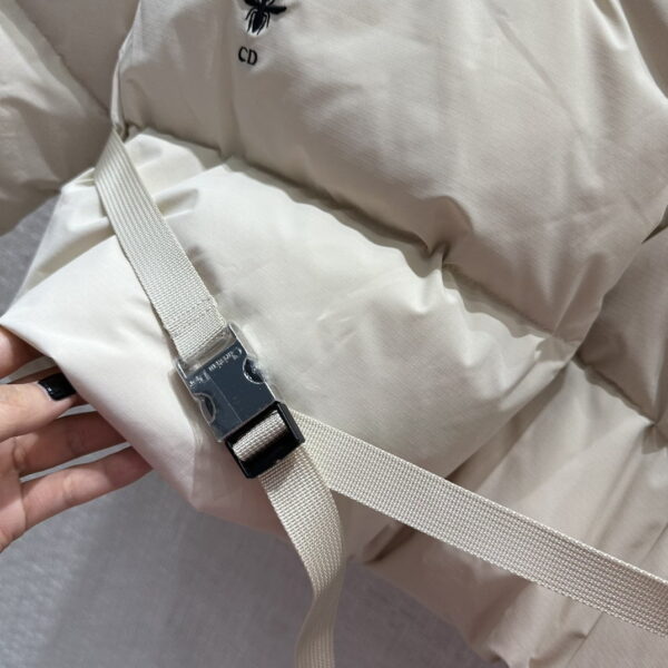 Dior Winter Cropped Puffer Jacket White For Women