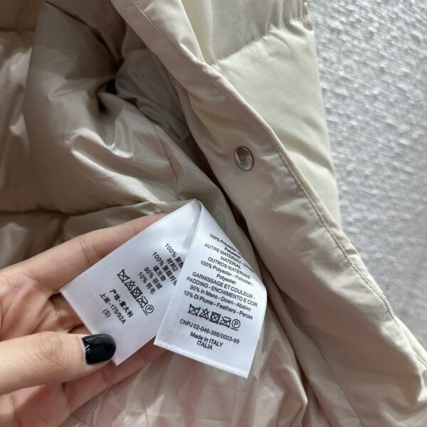 Dior Winter Cropped Puffer Jacket White For Women