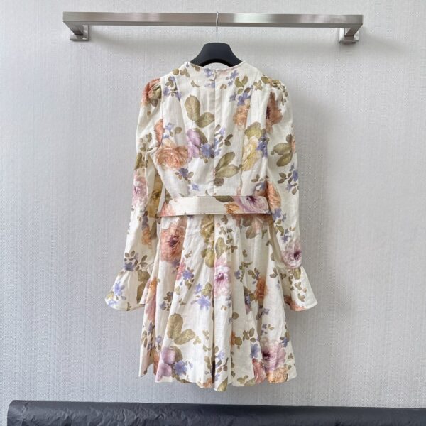 Dior Zimmermann Luminosity Mini Dress Cream For Women