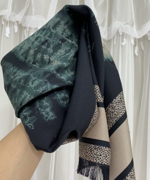 Dior Zodiac Fantastico 90 Square Scarf Blue/Brown 35in/90cm 