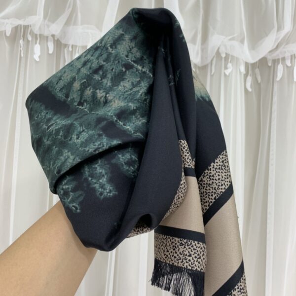 Dior Zodiac Fantastico 90 Square Scarf Blue/Brown 35in/90cm