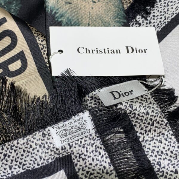 Dior Zodiac Fantastico 90 Square Scarf Blue/Brown 35in/90cm