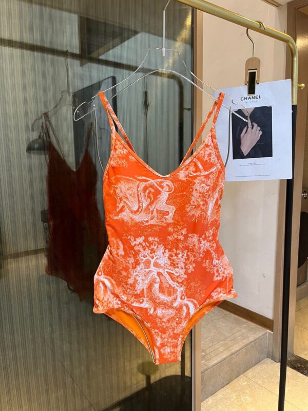 Dioriviera One-Piece Swimsuit Orange For Women