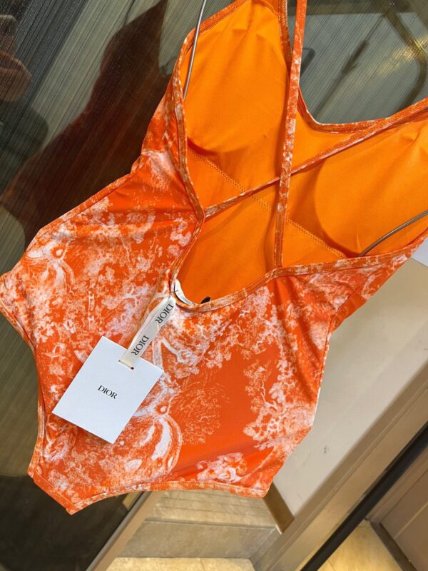 Dioriviera One-Piece Swimsuit Orange For Women