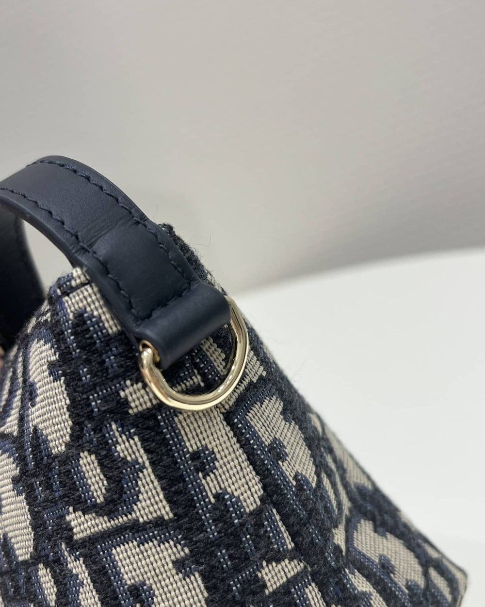 1:1 Replica Diortravel Nomad Pouch Blue For Women 6in/ 15cm