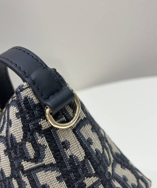 1:1 Replica Diortravel Nomad Pouch Blue For Women 6in/ 15cm