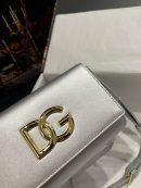 Dolce & Gabbana 3.5 Clutch Silver For Women 8.3in/21cm DG