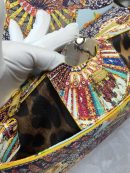 Dolce & Gabbana 90s Sicily Bag With Logo Print Multicolor For Women 10.2in/26cm DG