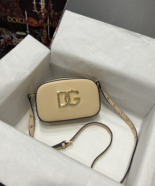 Dolce & Gabbana Crossbody 3.5 Bag Beige For Women 7.5in/19cm DG BB7095AW57680404