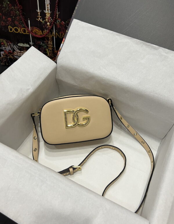 Dolce & Gabbana Crossbody 3.5 Bag Beige For Women 7.5in/19cm DG BB7095AW57680404