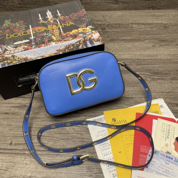 Dolce & Gabbana Crossbody 3.5 Bag Blue For Women 7.5in/19cm DG  BB7095AW57680623