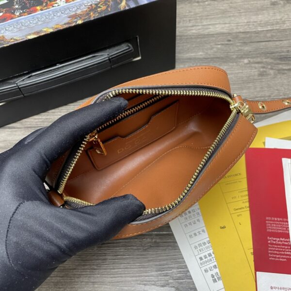 Dolce & Gabbana Crossbody 3.5 Bag Brown For Women 7.5in/19cm DG