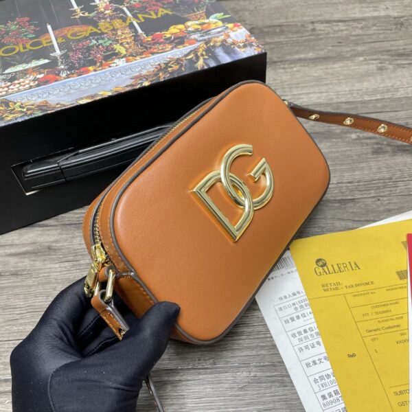 Dolce & Gabbana Crossbody 3.5 Bag Brown For Women 7.5in/19cm DG