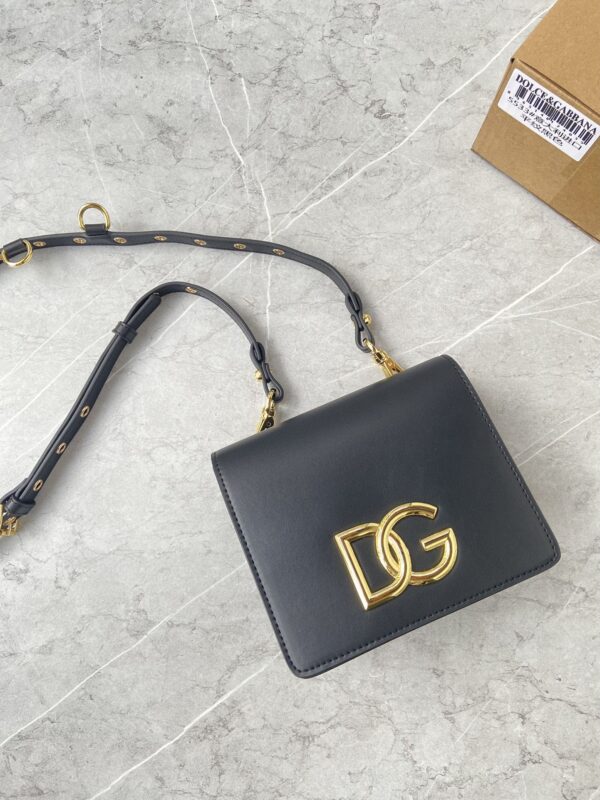 Dolce & Gabbana Crossbody 3.5 Bag Grey For Women 6.9in/18cm DG