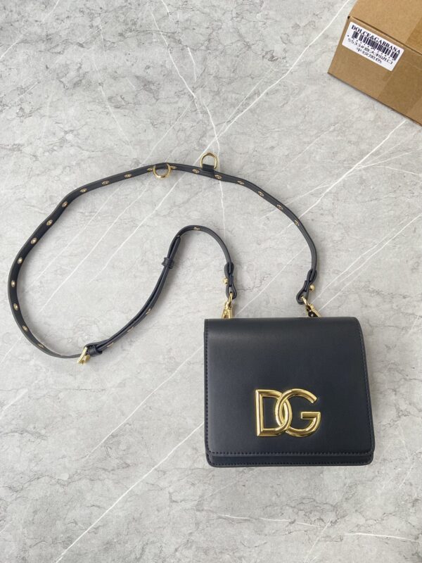 Dolce & Gabbana Crossbody 3.5 Bag Grey For Women 6.9in/18cm DG
