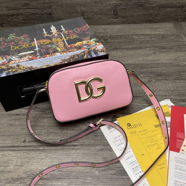 Dolce & Gabbana Crossbody 3.5 Bag Pink For Women 7.5in/19cm DG BB7095AW57680469