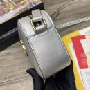 Dolce & Gabbana Crossbody 3.5 Bag Silver For Women 7.5in/19cm DG