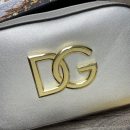Dolce & Gabbana Crossbody 3.5 Bag Silver For Women 7.5in/19cm DG