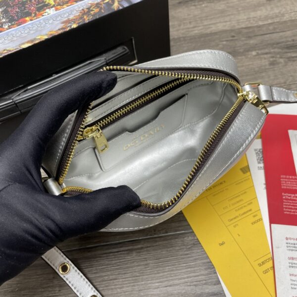 Dolce & Gabbana Crossbody 3.5 Bag Silver For Women 7.5in/19cm DG