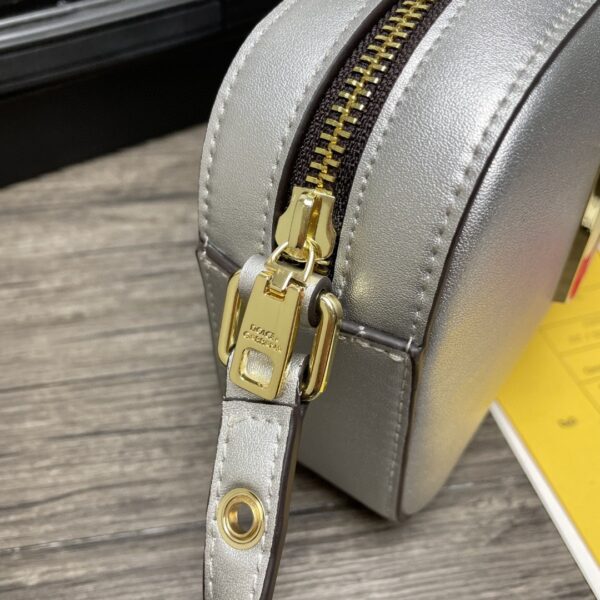 Dolce & Gabbana Crossbody 3.5 Bag Silver For Women 7.5in/19cm DG