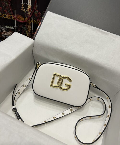 Dolce & Gabbana Crossbody 3.5 Bag White For Women 7.5in/19cm DG BB7095AW57680002