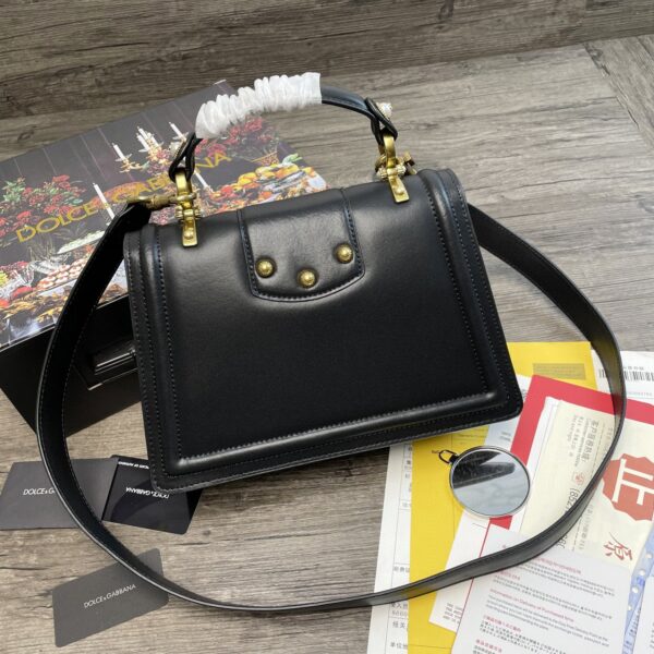 Dolce & Gabbana DG Girls Bag In Quilted Nappa Black For Women 10.6in/27cm DG