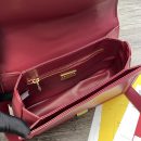 Dolce & Gabbana DG Girls Bag In Quilted Nappa Burgundy For Women 10.6in/27cm DG