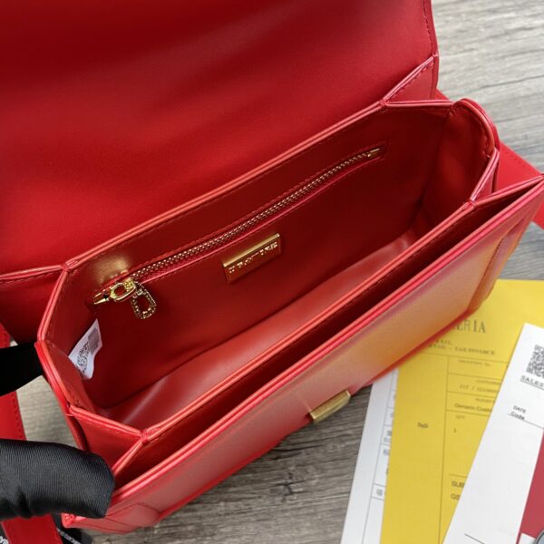 Dolce & Gabbana DG Girls Bag In Quilted Nappa Red For Women 10.6in/27cm DG