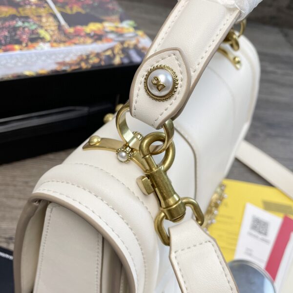 Dolce & Gabbana DG Girls Bag In Quilted Nappa White For Women 10.6in/27cm DG