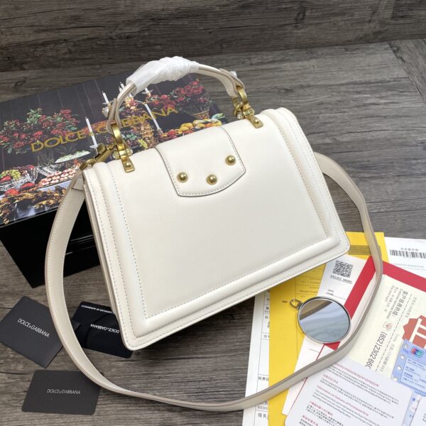 Dolce & Gabbana DG Girls Bag In Quilted Nappa White For Women 10.6in/27cm DG