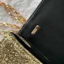 Dolce & Gabbana DG Girls Cross Body Bag In Soft Lurex Gold For Women 8.3in/21cm DG