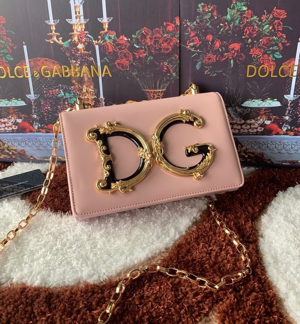 Dolce & Gabbana DG Girls CrossBody Bag Pink For Women 8.3in/21cm DG BB6498AZ80180412