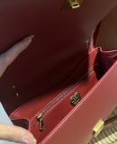 Dolce & Gabbana Large Devotion Bag In Quilted Nappa Burgundy For Women 10in/26cm DG