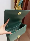 Dolce & Gabbana Large Devotion Bag In Quilted Nappa Green For Women 10in/26cm DG