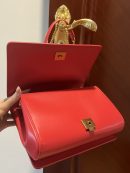 Dolce & Gabbana Large Devotion Bag In Quilted Nappa Red For Women 10in/26cm DG BB6651AV96787124