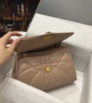 Dolce & Gabbana Large Devotion Shoulder Bag In Quilted Nappa Beige For Women 11.4in/29cm DG