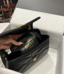 Dolce & Gabbana Large Devotion Shoulder Bag In Quilted Nappa Black For Women 11.4in/29cm DG
