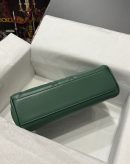 Dolce & Gabbana Large Devotion Shoulder Bag In Quilted Nappa Green For Women 11.4in/29cm DG