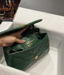 Dolce & Gabbana Large Devotion Shoulder Bag In Quilted Nappa Green For Women 11.4in/29cm DG