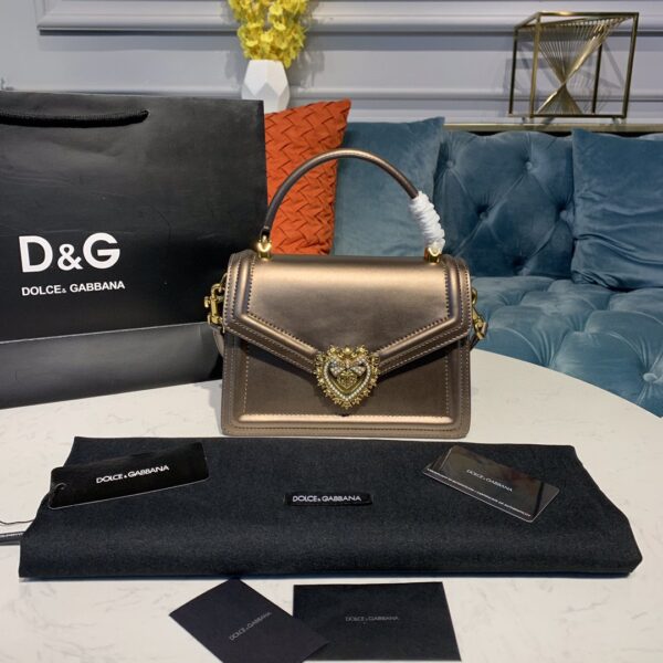 Dolce & Gabbana Medium Devotion Bag Bass For Women 9.5in/24cm