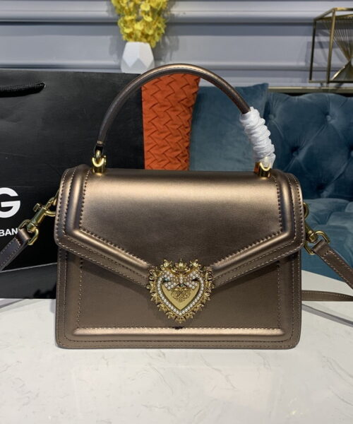 Dolce & Gabbana Medium Devotion Bag Bass For Women 9.5in/24cm