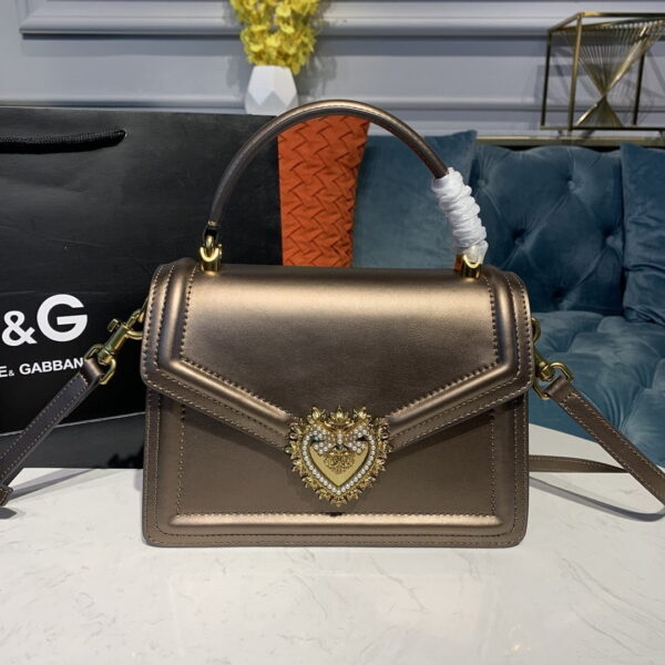 Dolce & Gabbana Medium Devotion Bag Bass For Women 9.5in/24cm